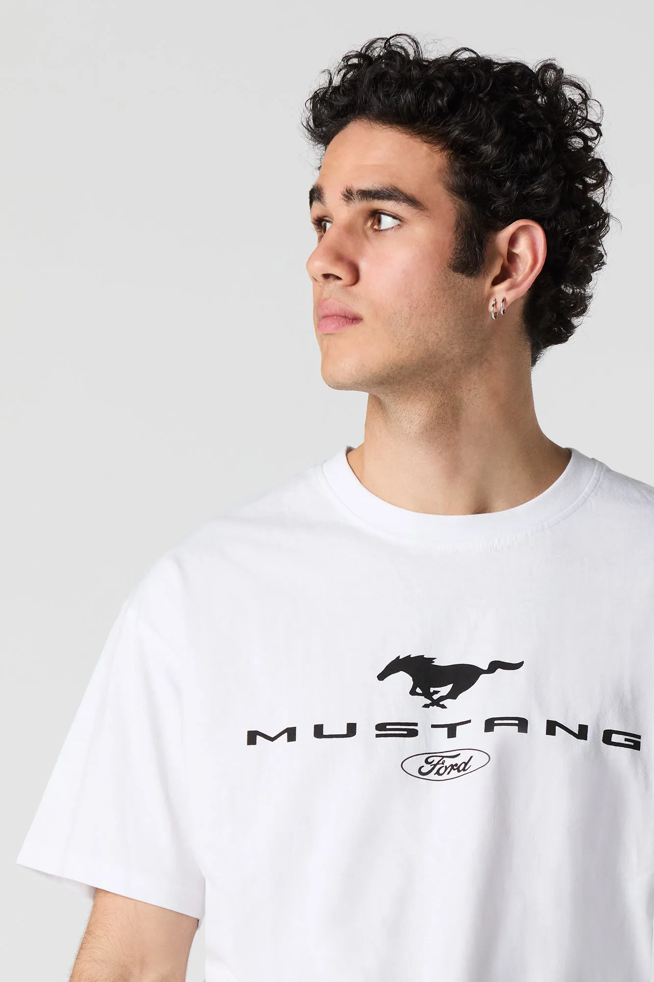 Ford Mustang Graphic Relaxed T-Shirt sold by Urban Planet product image thumbnail 4