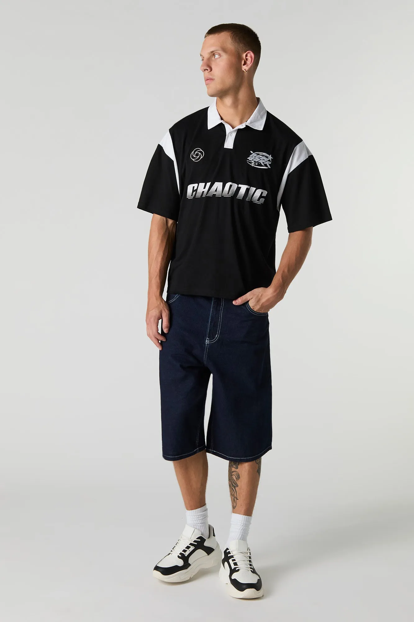 Embroidered Polo Shirt sold by Urban Planet product image thumbnail 3