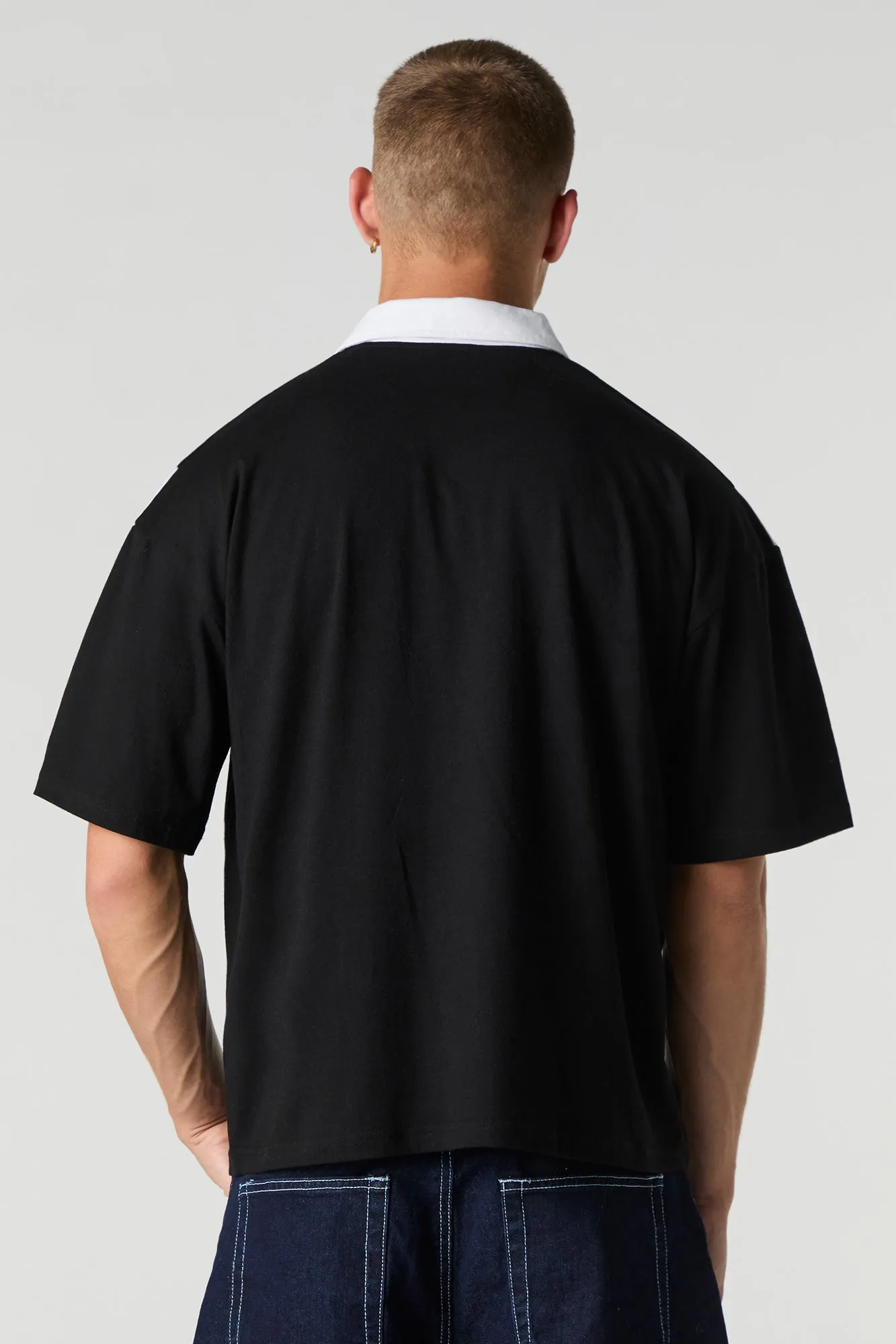 Embroidered Polo Shirt sold by Urban Planet product image thumbnail 2