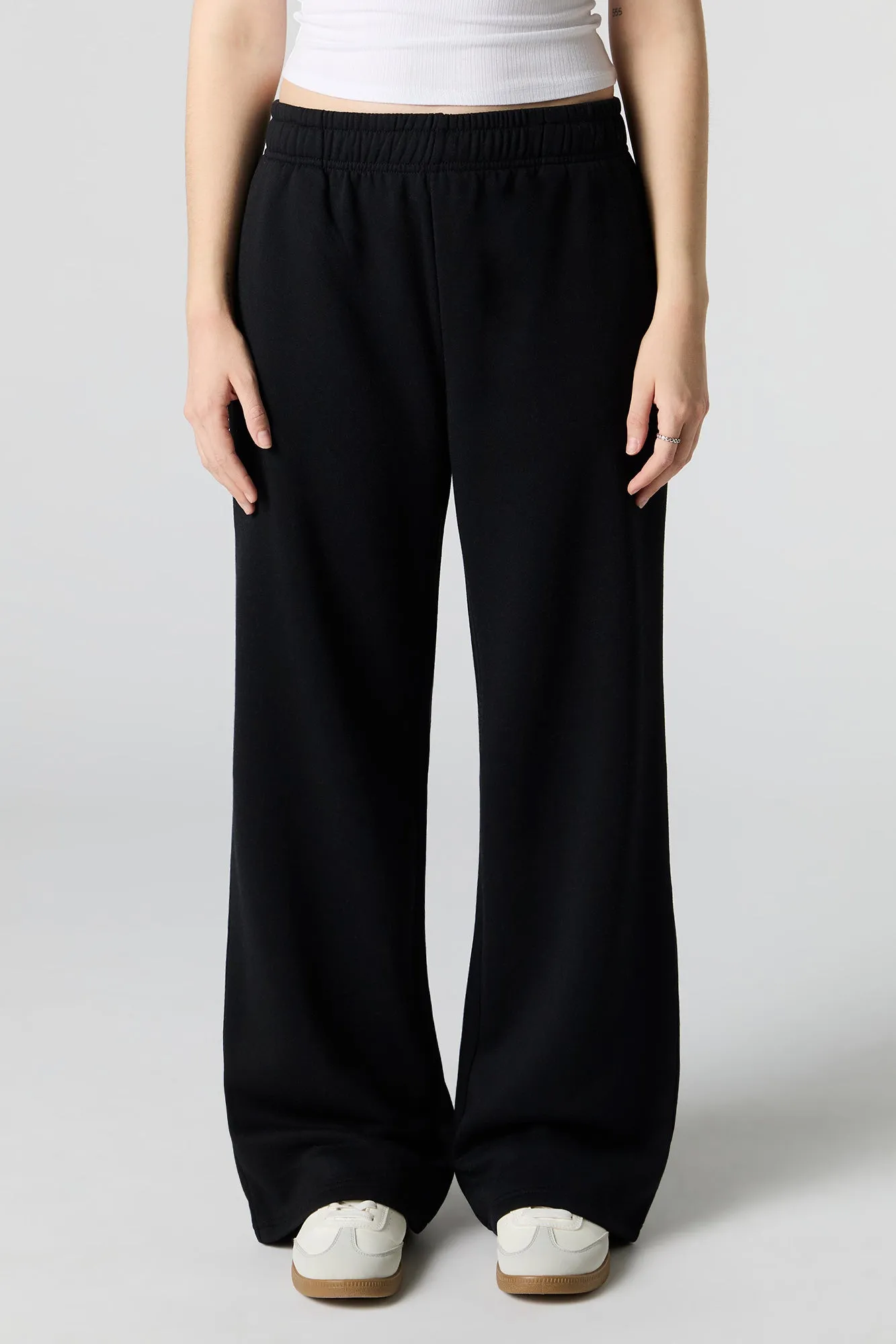 Fleece Wide Leg Sweatpant sold by Urban Planet product image thumbnail 5