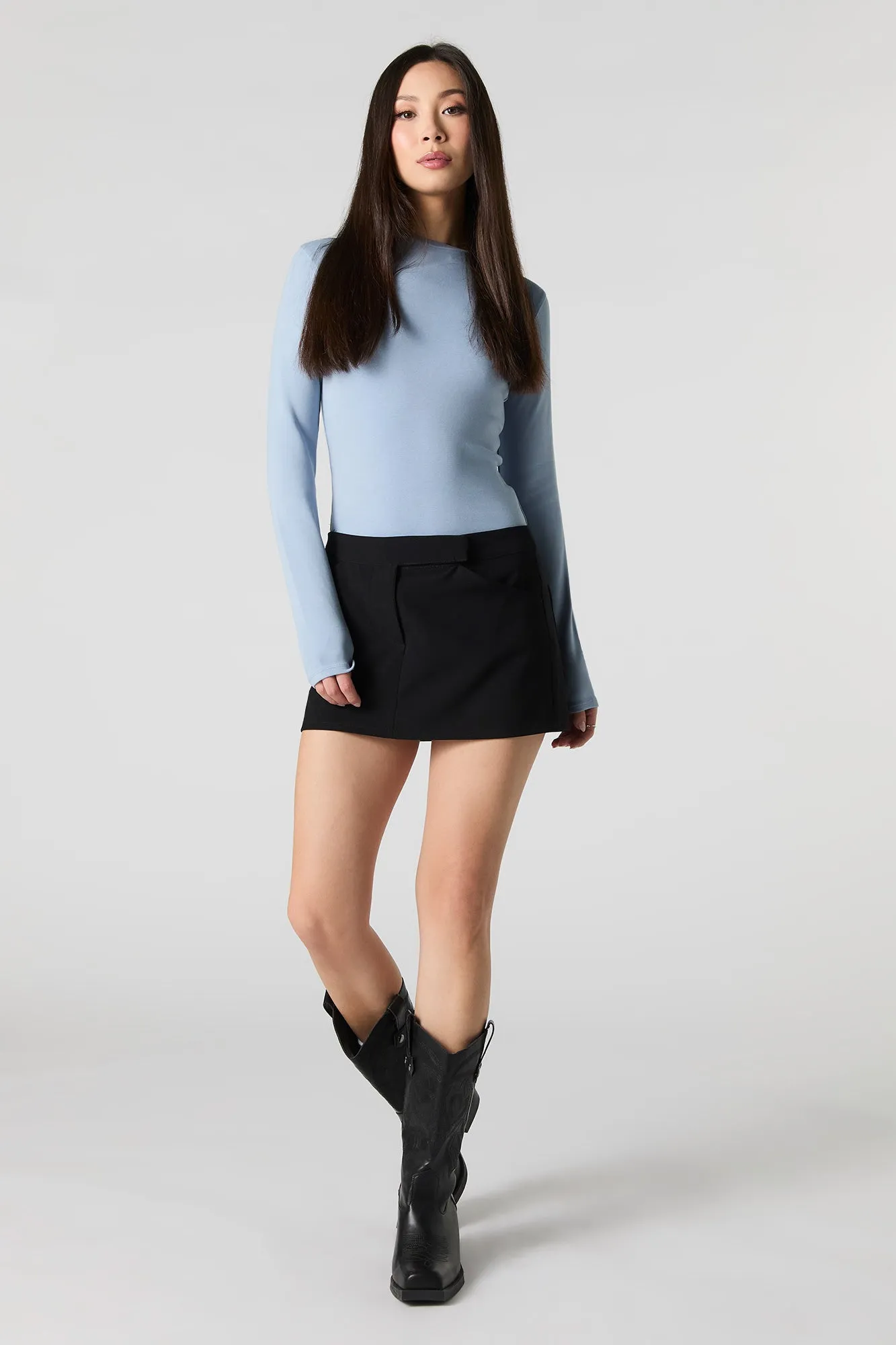 High Neck Long Sleeve Bodysuit sold by Urban Planet product image thumbnail 3