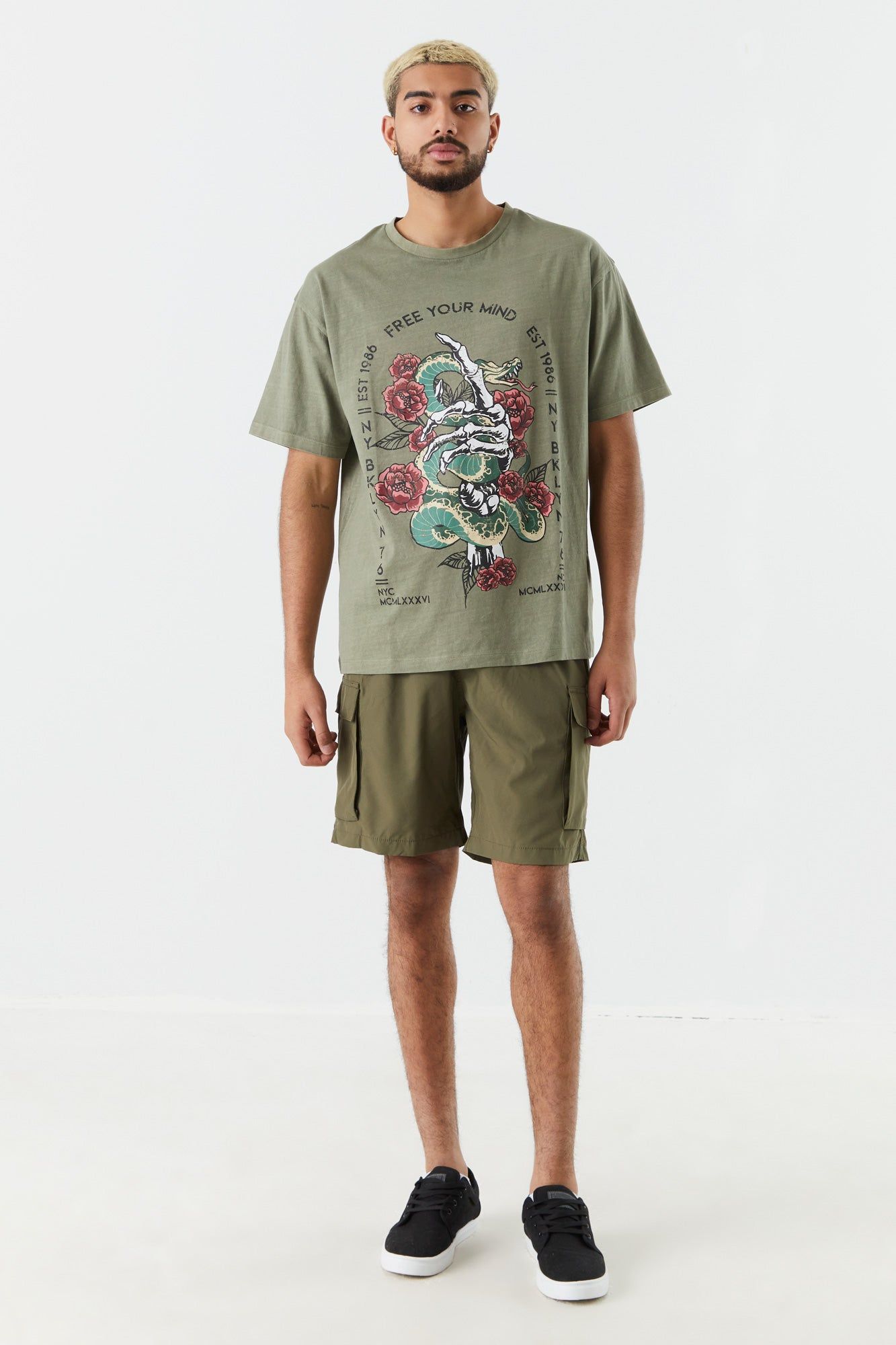 Free Your Mind Graphic T-Shirt sold by Urban Planet product image thumbnail 3