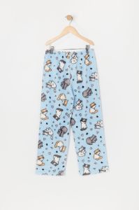 Girls Kitten Print Plush Pajama Bottom sold by Urban Planet