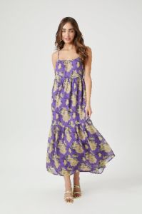 Chiffon Floral Print Maxi Dress sold by Urban Planet