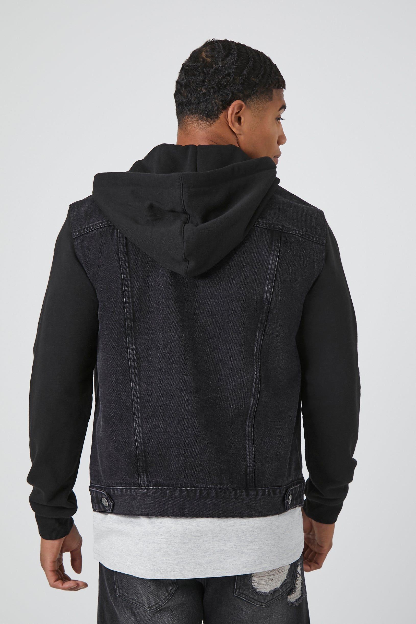 Blouson à capuchon en denim sold by Urban Planet product image thumbnail 2