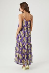 Chiffon Floral Print Maxi Dress sold by Urban Planet