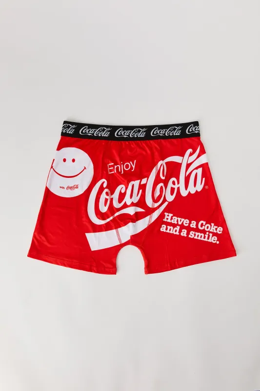 Caleçon à imprimé Coke sold by Urban Planet