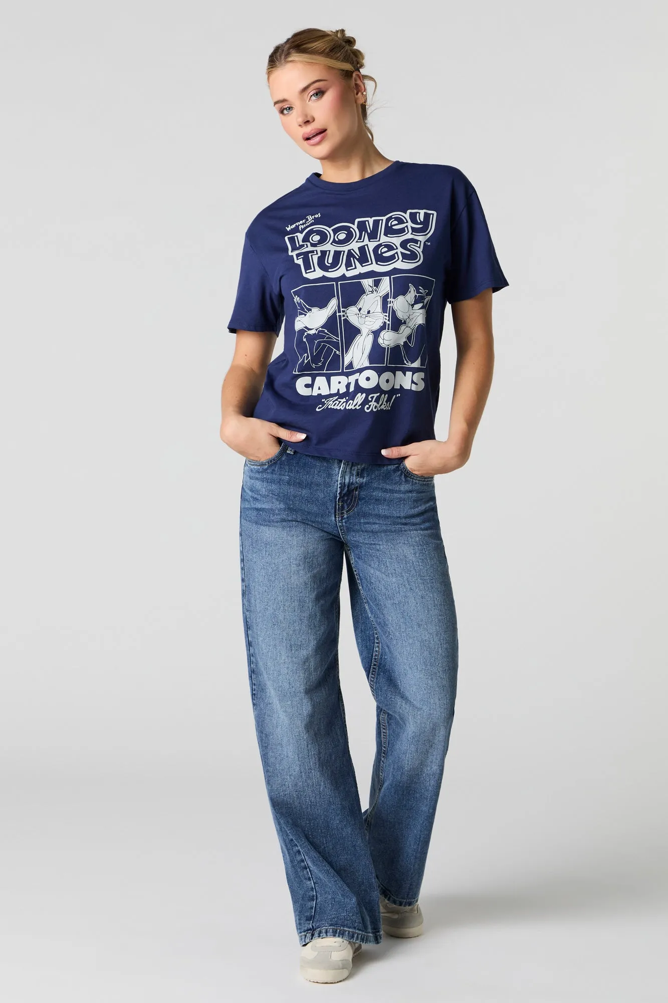 Looney Tunes Graphic Boyfriend T-Shirt sold by Urban Planet product image thumbnail 3