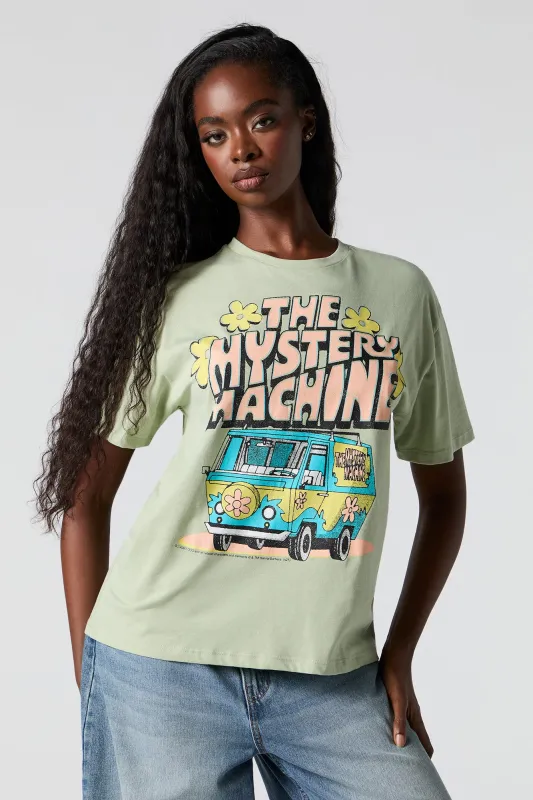 T-shirt coupe garçonne à imprimé Mystery Machine sold by Urban Planet