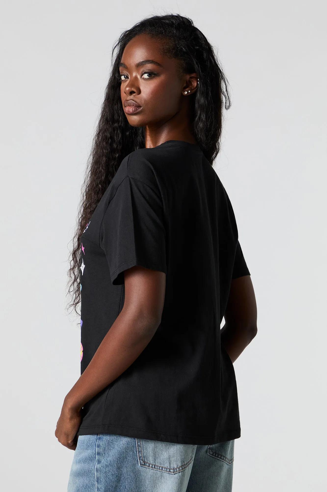 Stitch Angel Graphic Boyfriend T-Shirt sold by Urban Planet product image thumbnail 2