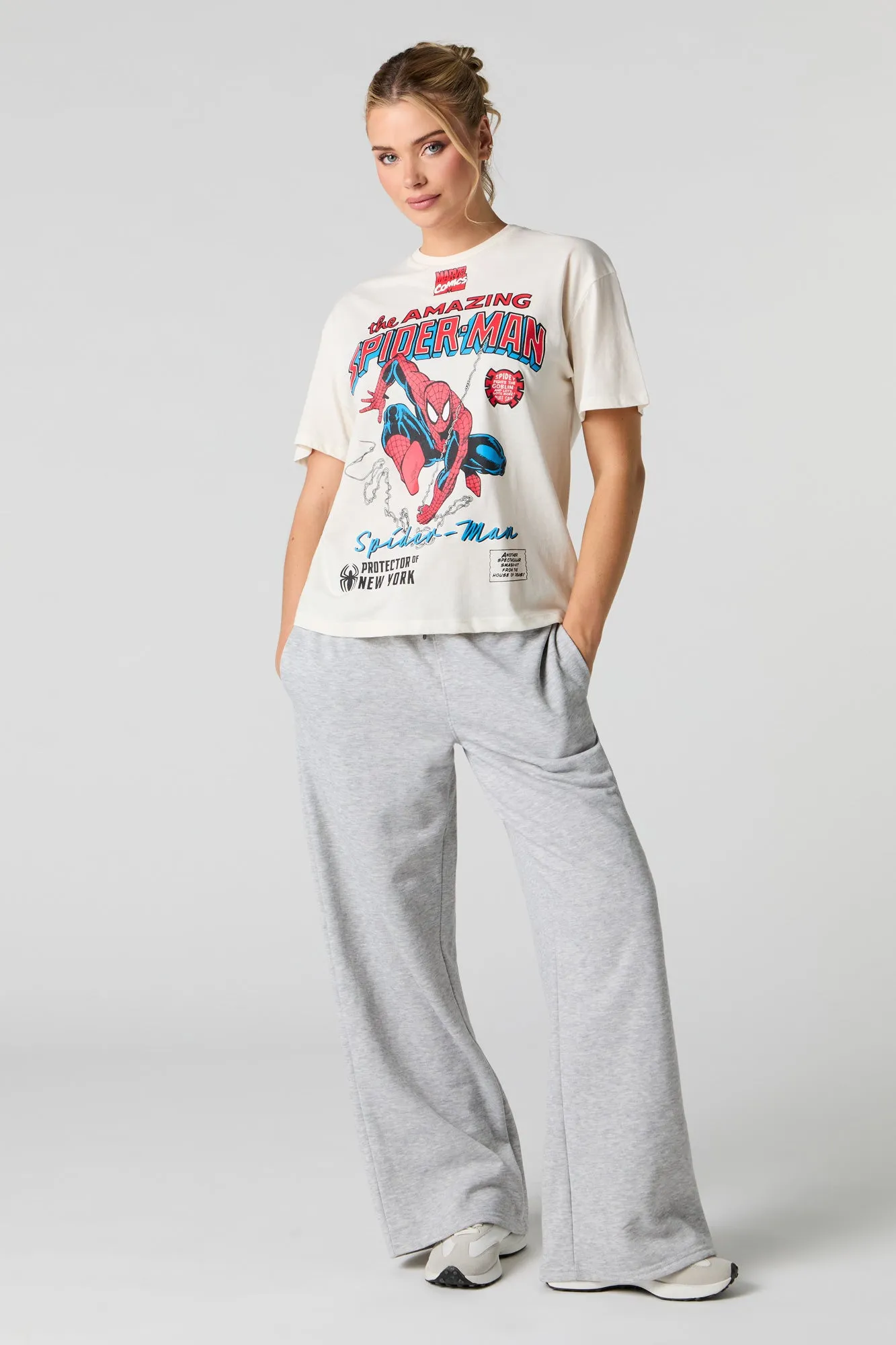 The Amazing Spider-Man Graphic Boyfriend T-Shirt sold by Urban Planet product image thumbnail 3