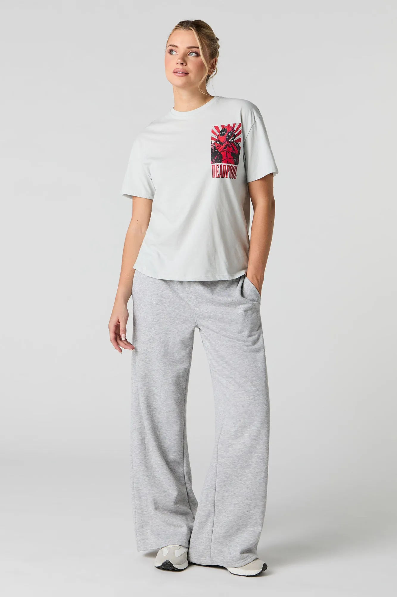 Deadpool Graphic Boyfriend T-Shirt sold by Urban Planet product image thumbnail 3