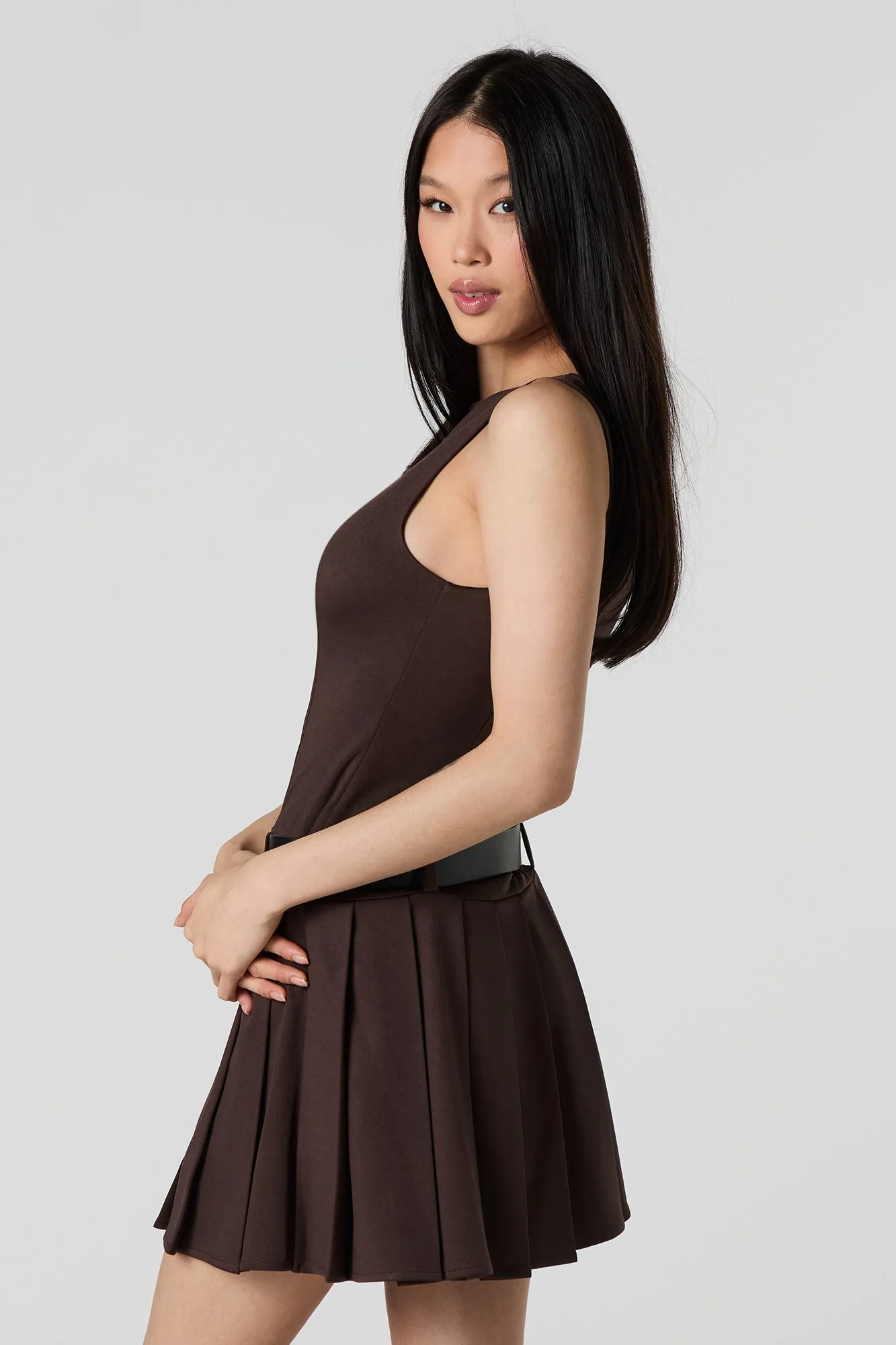 Minirobe à plis avec ceinture sold by Urban Planet product image thumbnail 5