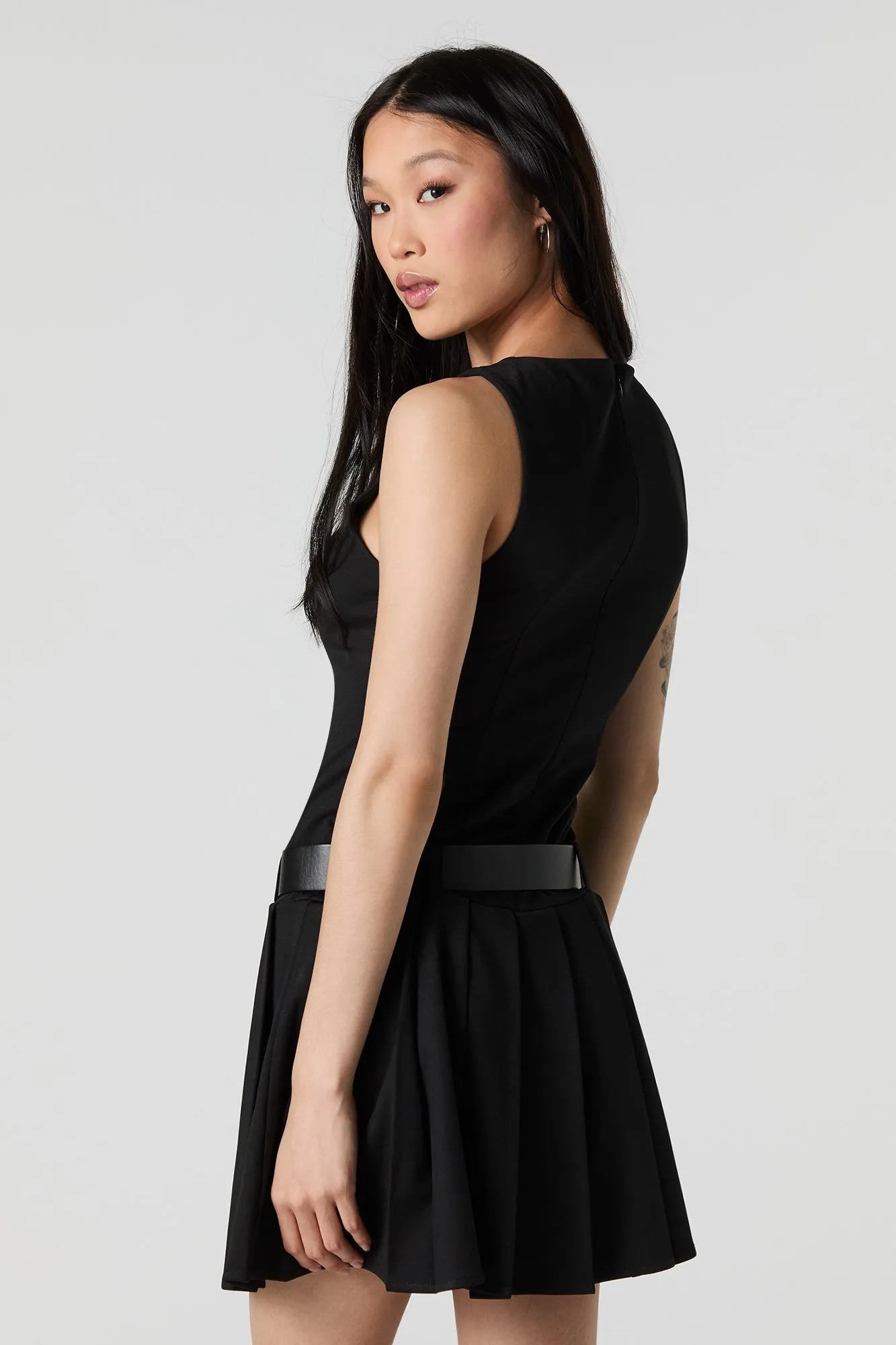 Minirobe à plis avec ceinture sold by Urban Planet product image thumbnail 3