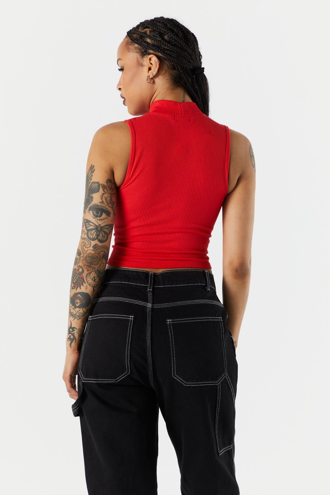 Débardeur côtelé à col montant sold by Urban Planet product image thumbnail 14