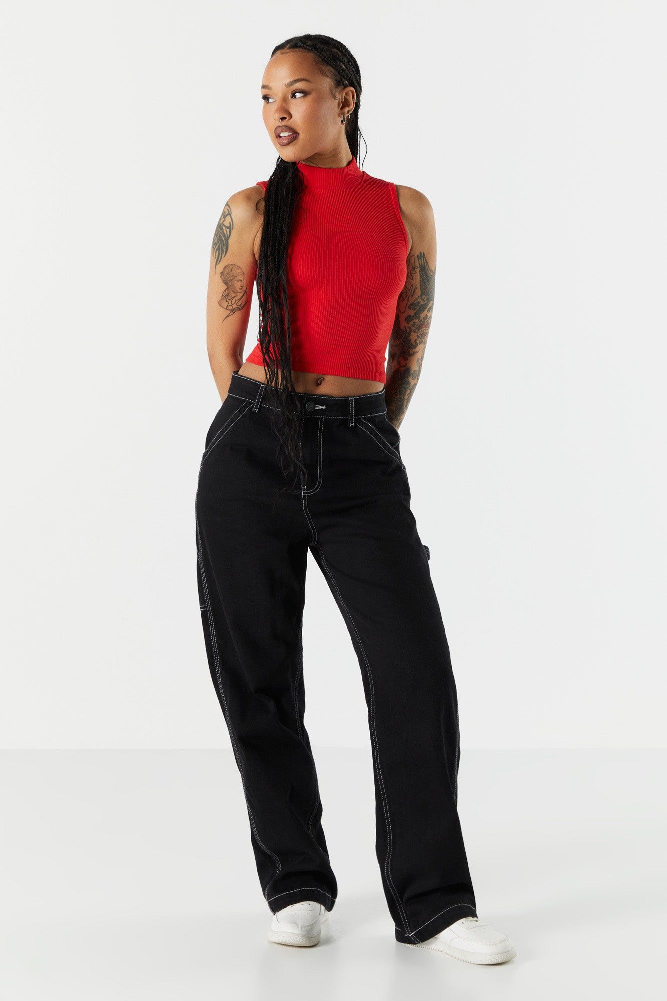 Débardeur côtelé à col montant sold by Urban Planet product image thumbnail 15