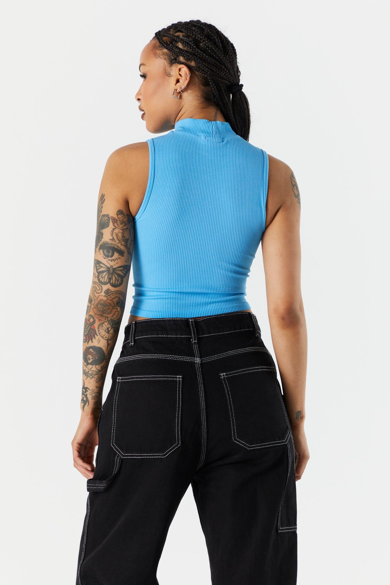 Débardeur côtelé à col montant sold by Urban Planet product image thumbnail 11