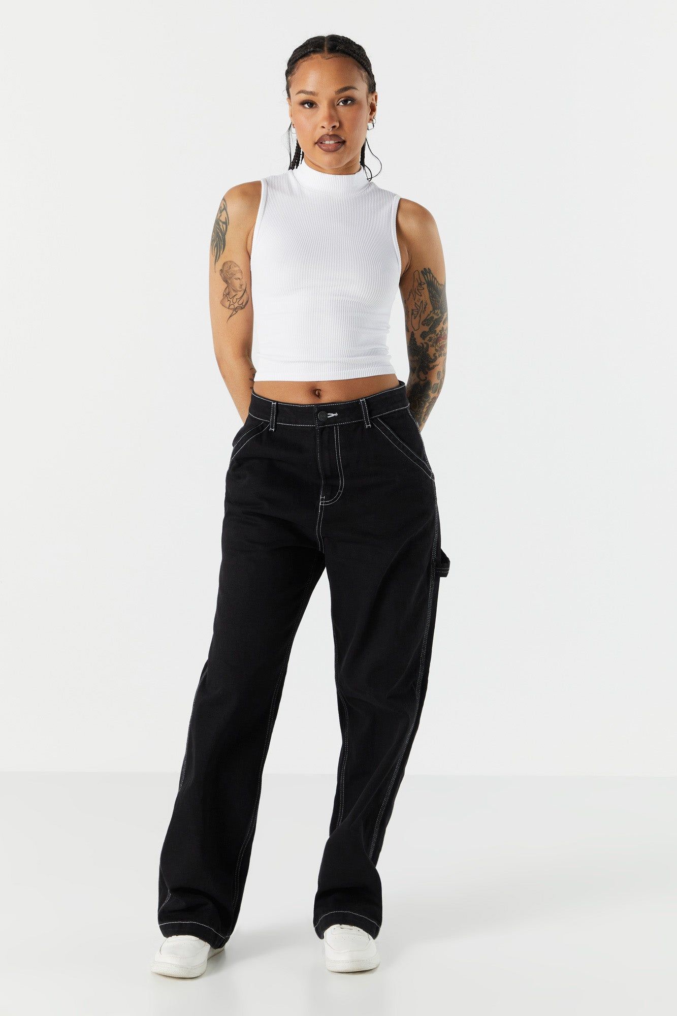 Débardeur côtelé à col montant sold by Urban Planet product image thumbnail 9