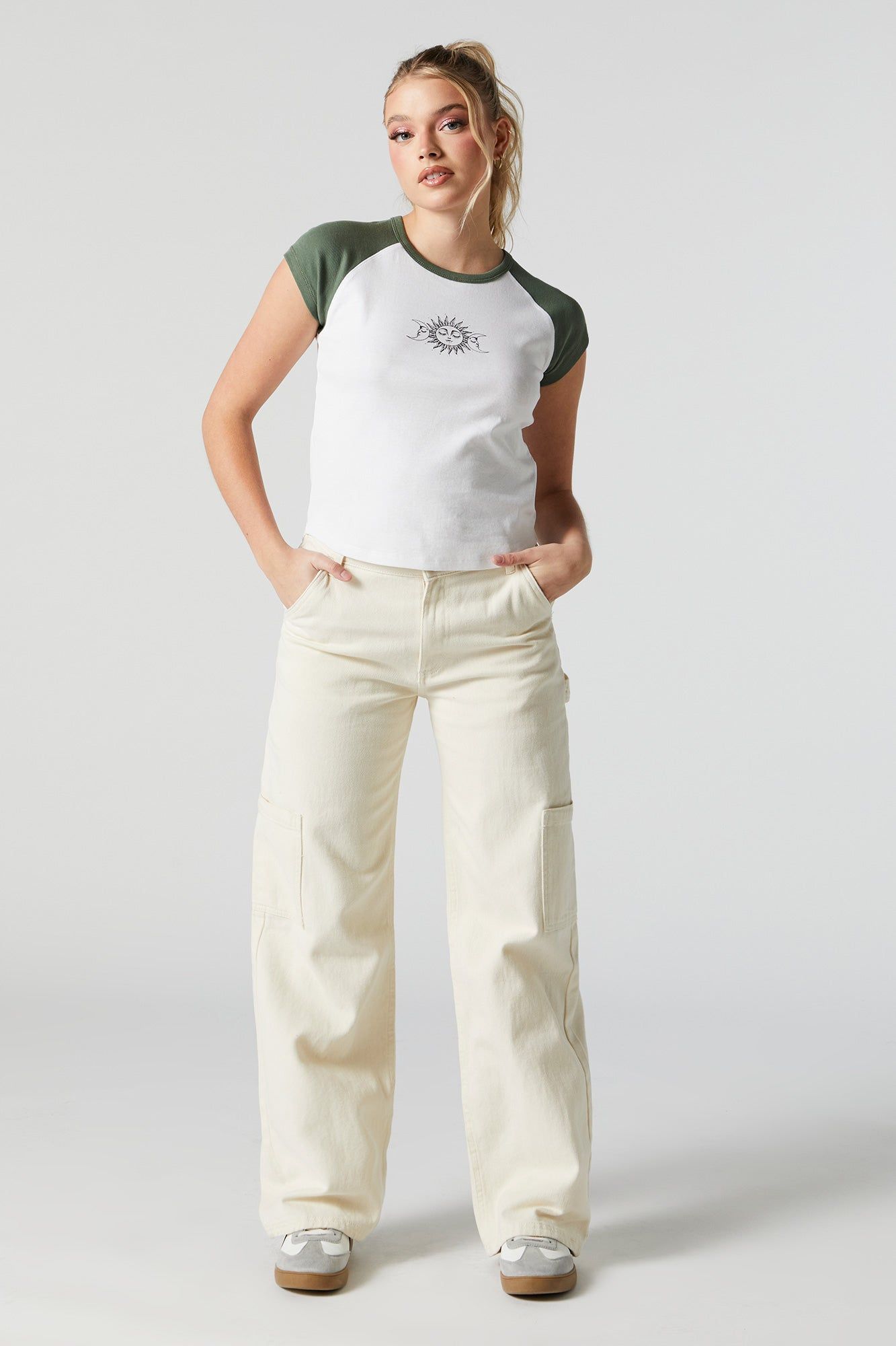 Celestial Graphic Raglan T-Shirt sold by Urban Planet product image thumbnail 2