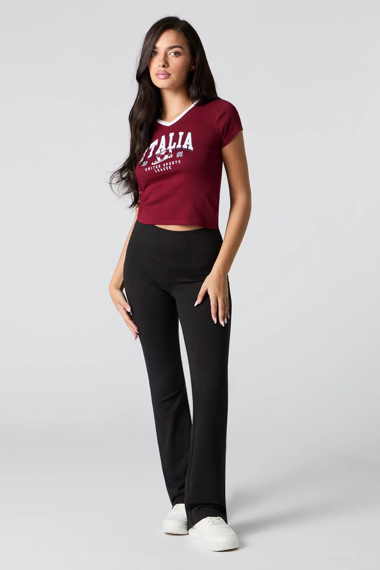 Soft Flare Legging sold by Urban Planet product image thumbnail 4