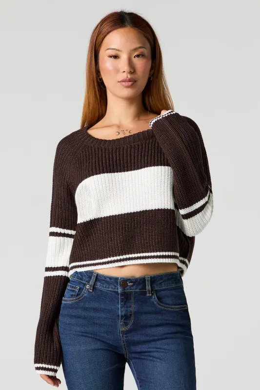 Striped Knit Sweater sold by Urban Planet