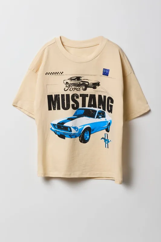 T-shirt à imprimé Ford Mustang pour enfant sold by Urban Planet