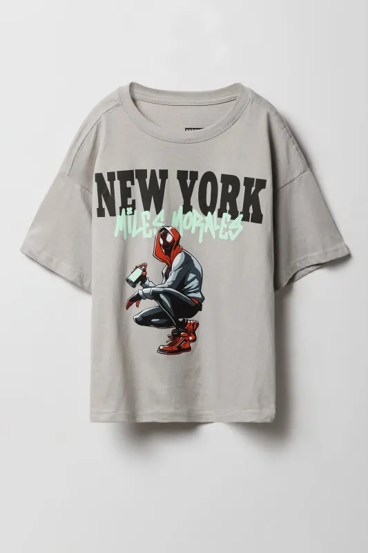 T-shirt à imprimé Miles Morales pour enfant sold by Urban Planet