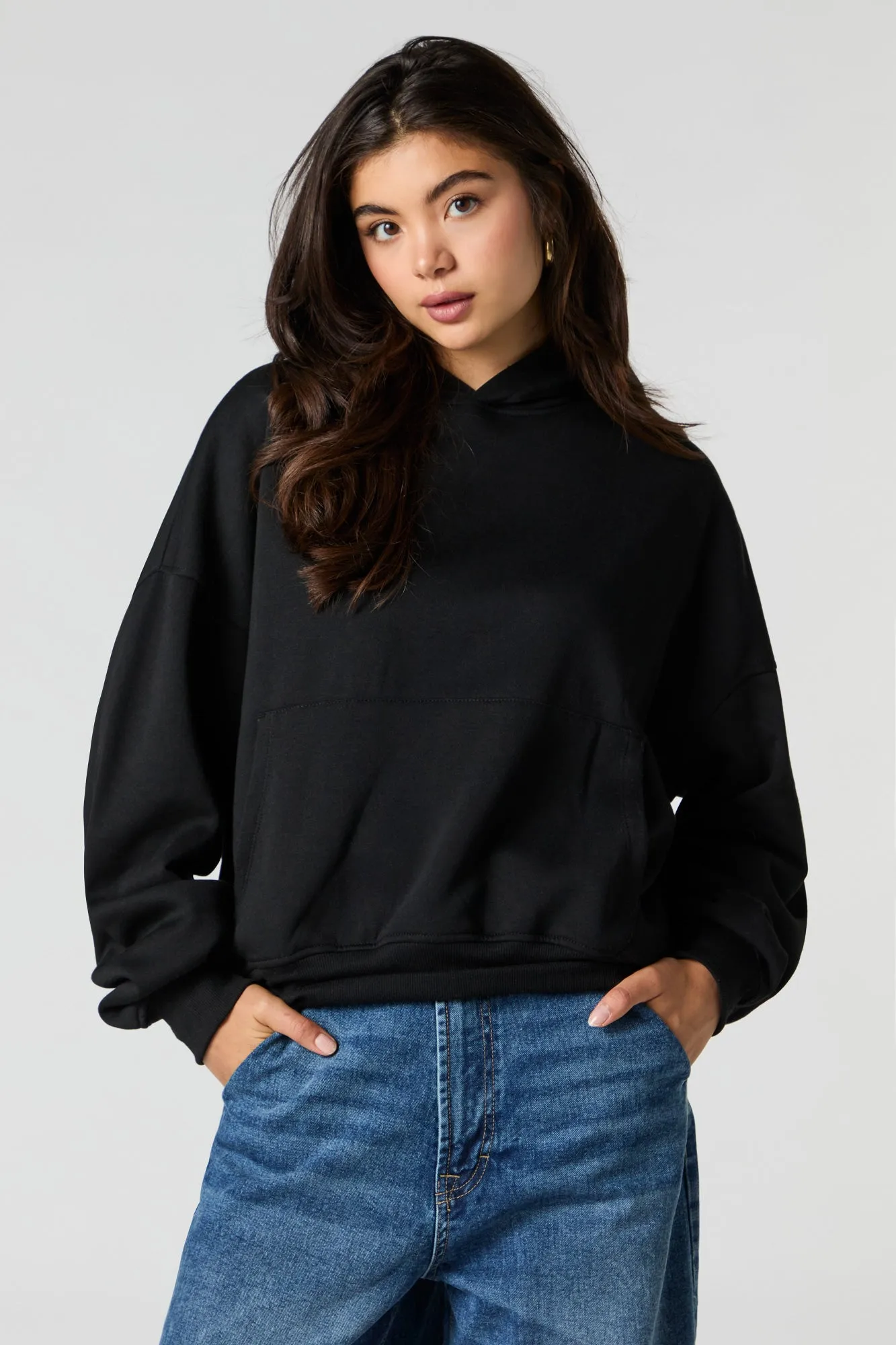 Oversized Fleece Hoodie sold by Urban Planet product image thumbnail 5