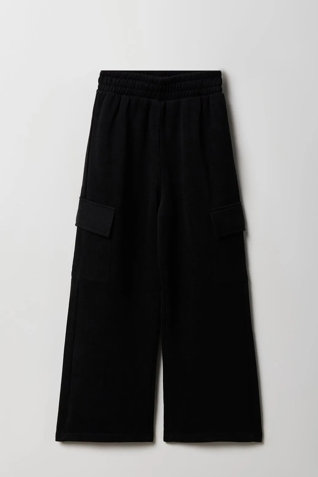 Pantalon d'entraînement cargo à jambe large en molleton pour fille sold by Urban Planet product image thumbnail 5