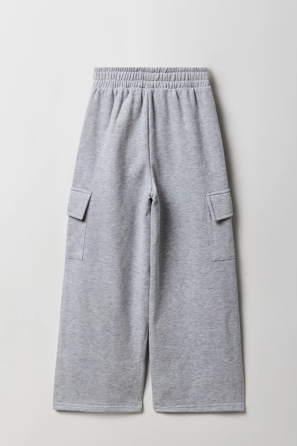 Pantalon d'entraînement cargo à jambe large en molleton pour fille sold by Urban Planet product image thumbnail 4