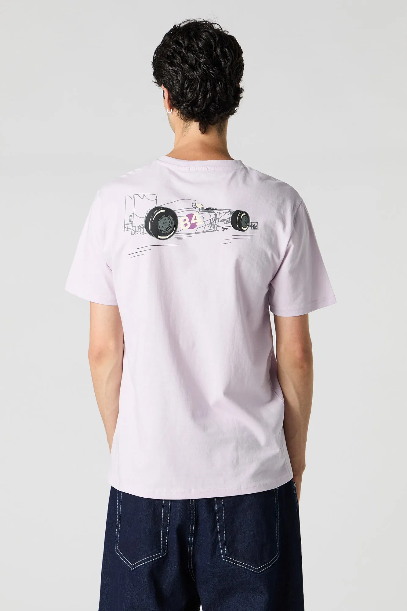 Racecar Graphic T-Shirt sold by Urban Planet