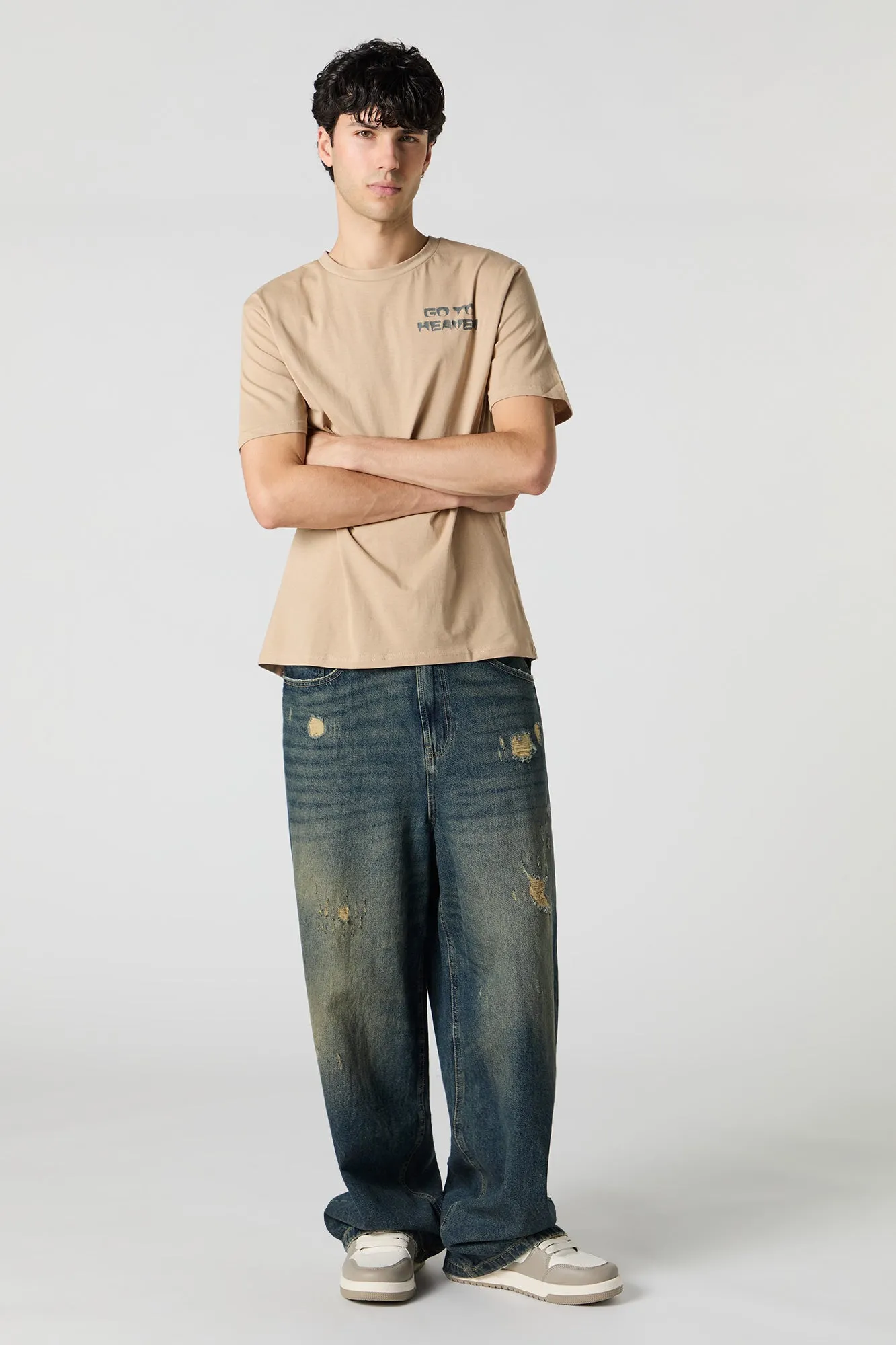 Heaven Graphic T-Shirt sold by Urban Planet product image thumbnail 3