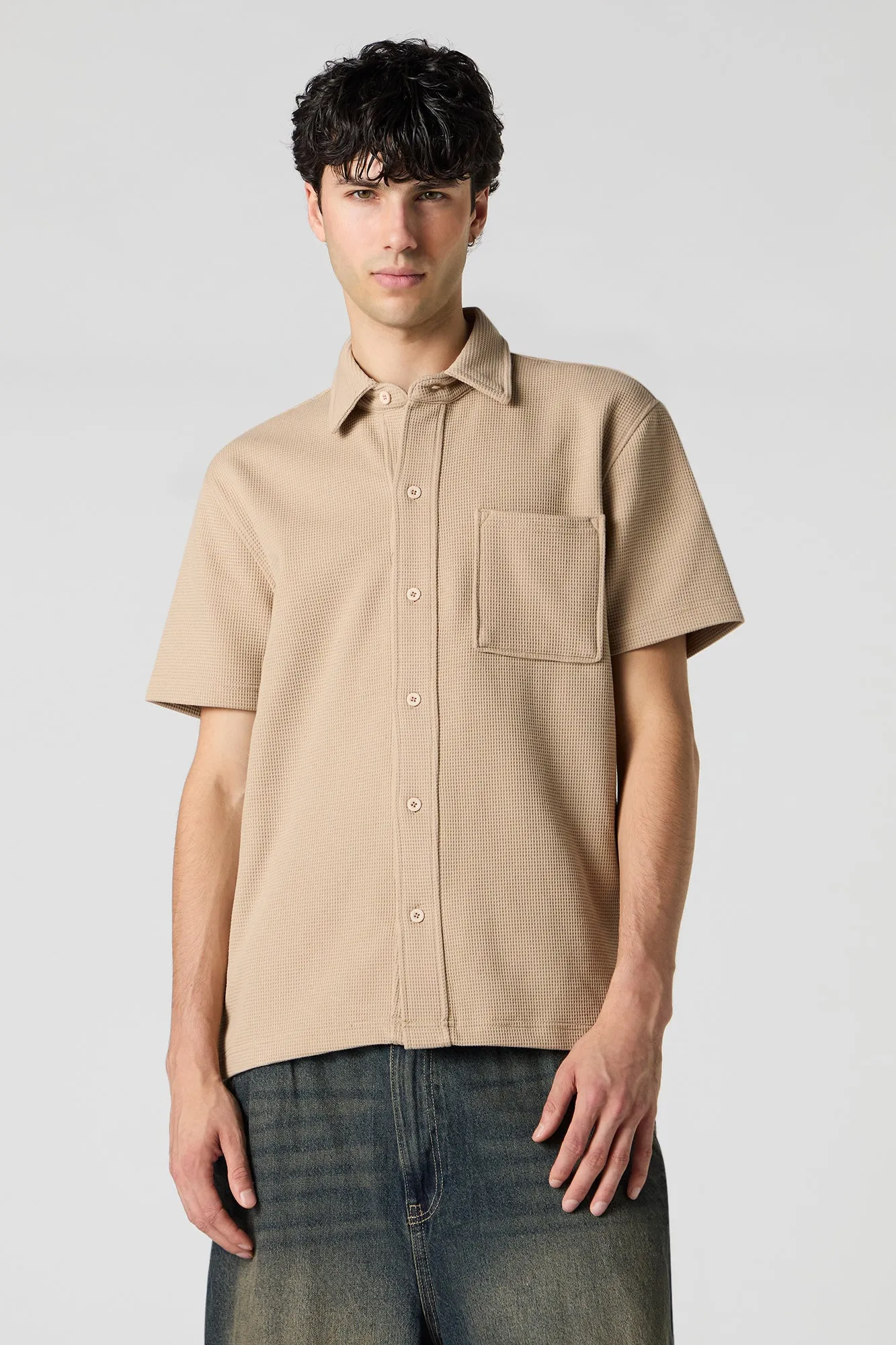 Haut boutonné texturé sold by Urban Planet product image thumbnail 5