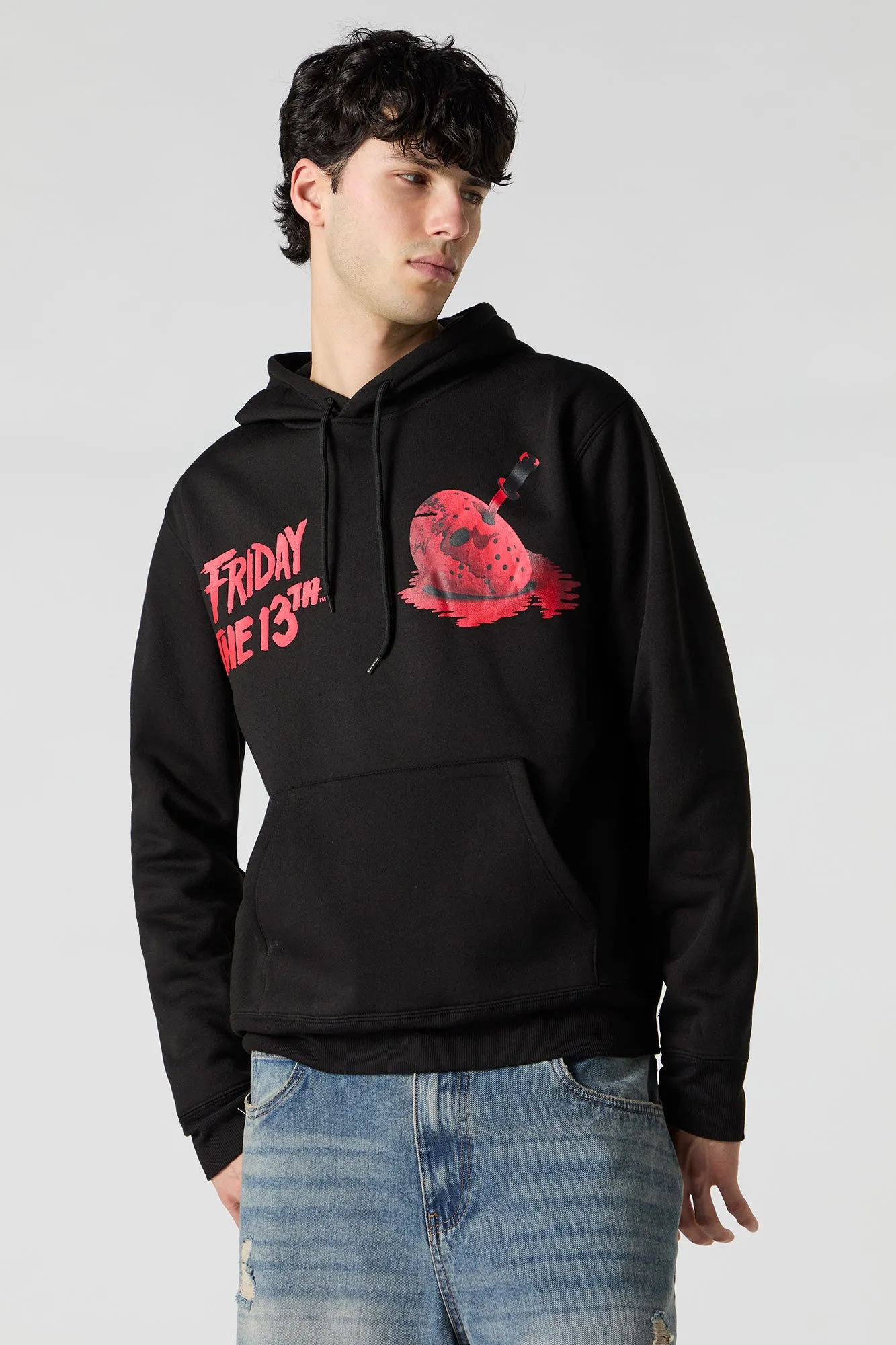 Friday the 13th Graphic Fleece Hoodie sold by Urban Planet product image thumbnail 2