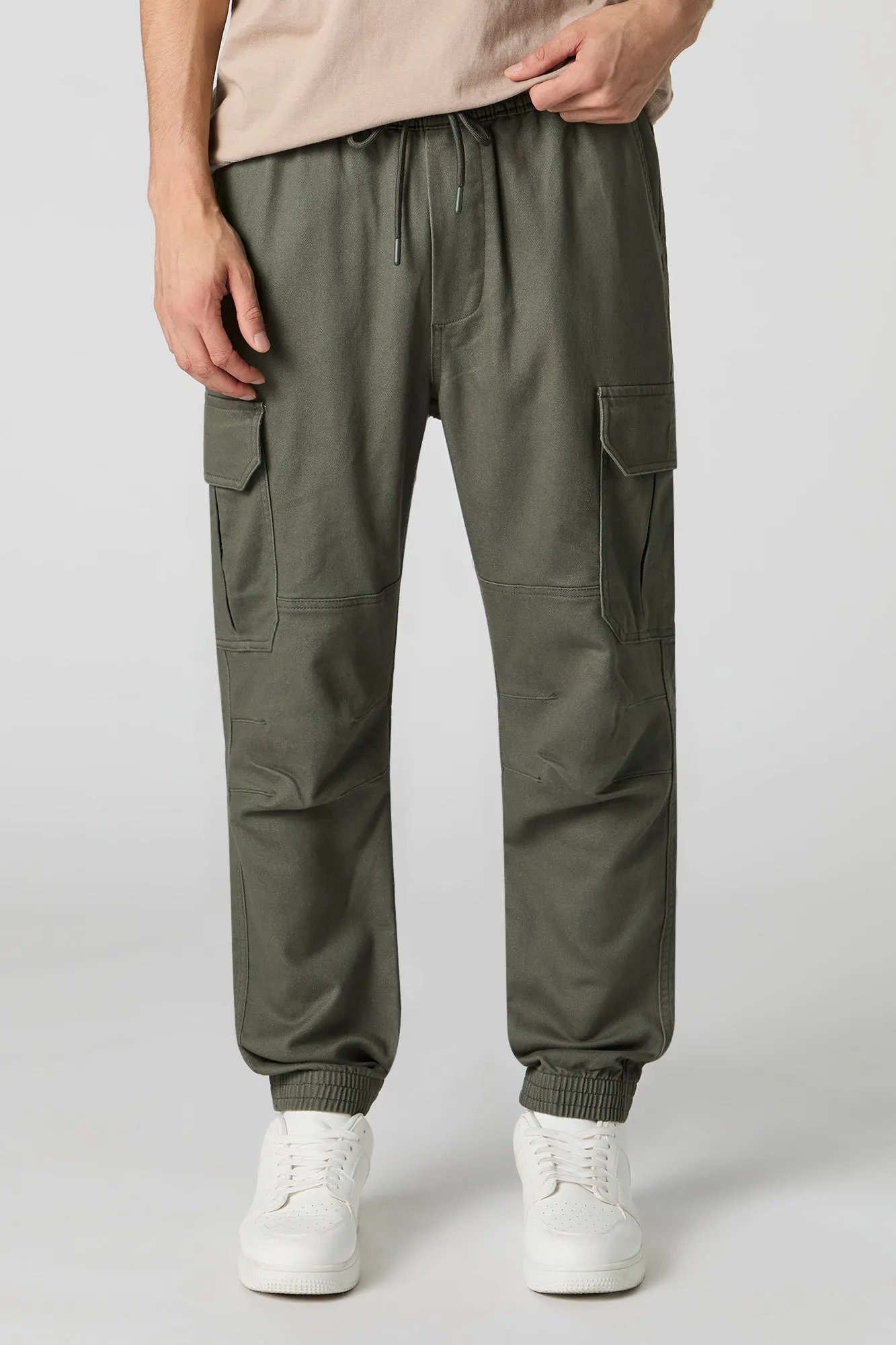 Soft Knit Cargo Jogger sold by Urban Planet