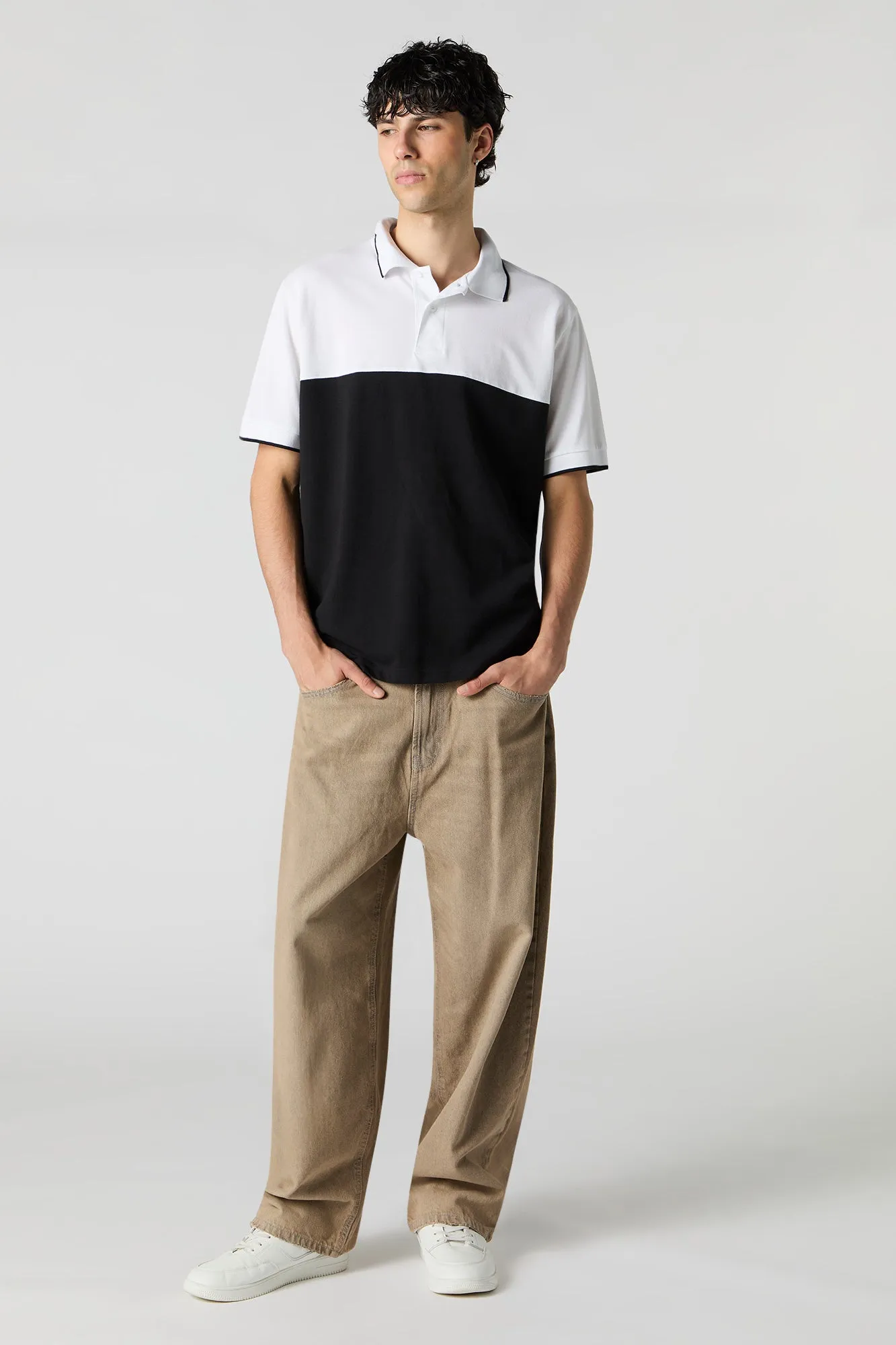 Polo avec blocs de couleurs sold by Urban Planet product image thumbnail 4