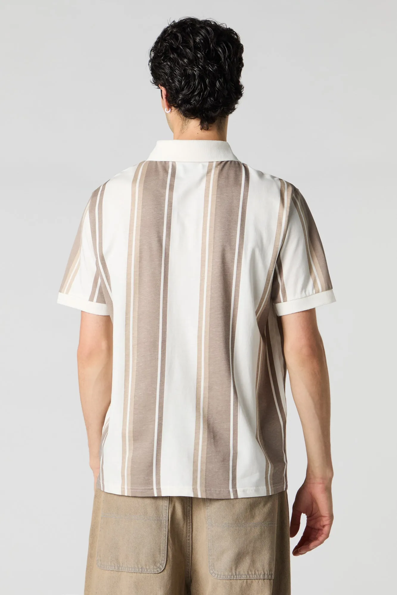 Striped Polo T-Shirt sold by Urban Planet product image thumbnail 5