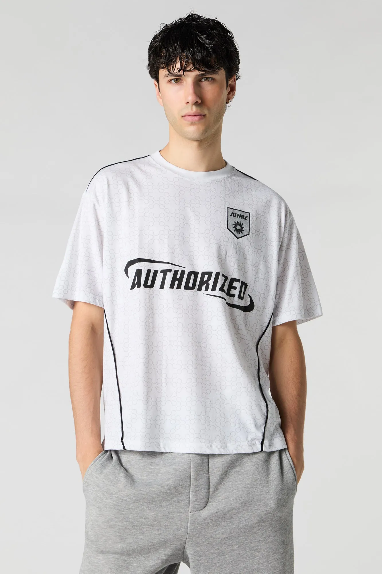Graphic Soccer Jersey sold by Urban Planet