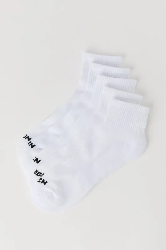 Classic Quarter Socks (5 Pack) sold by Urban Planet