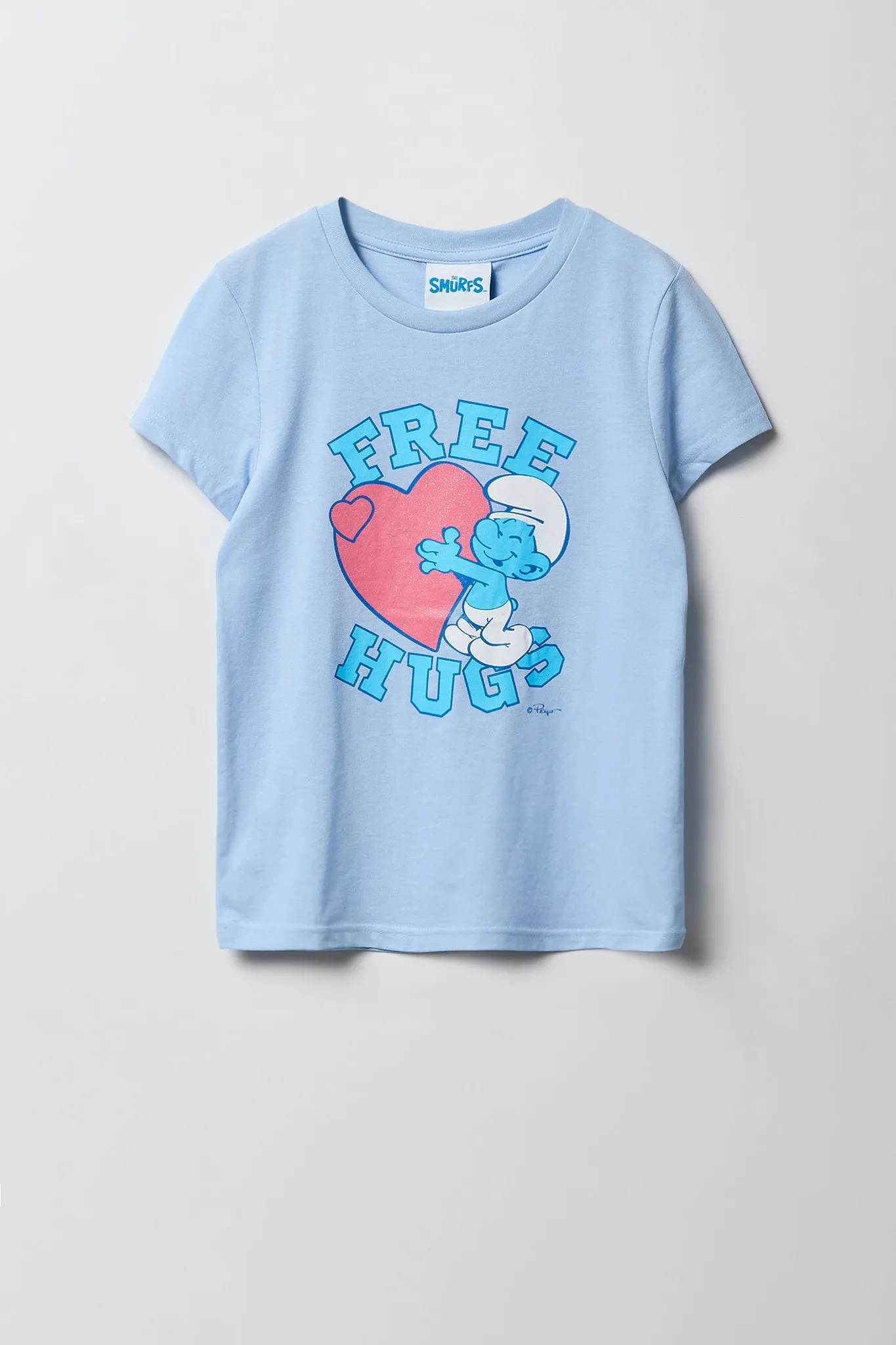 Girls Smurfs Graphic T-Shirt sold by Urban Planet product image thumbnail 3