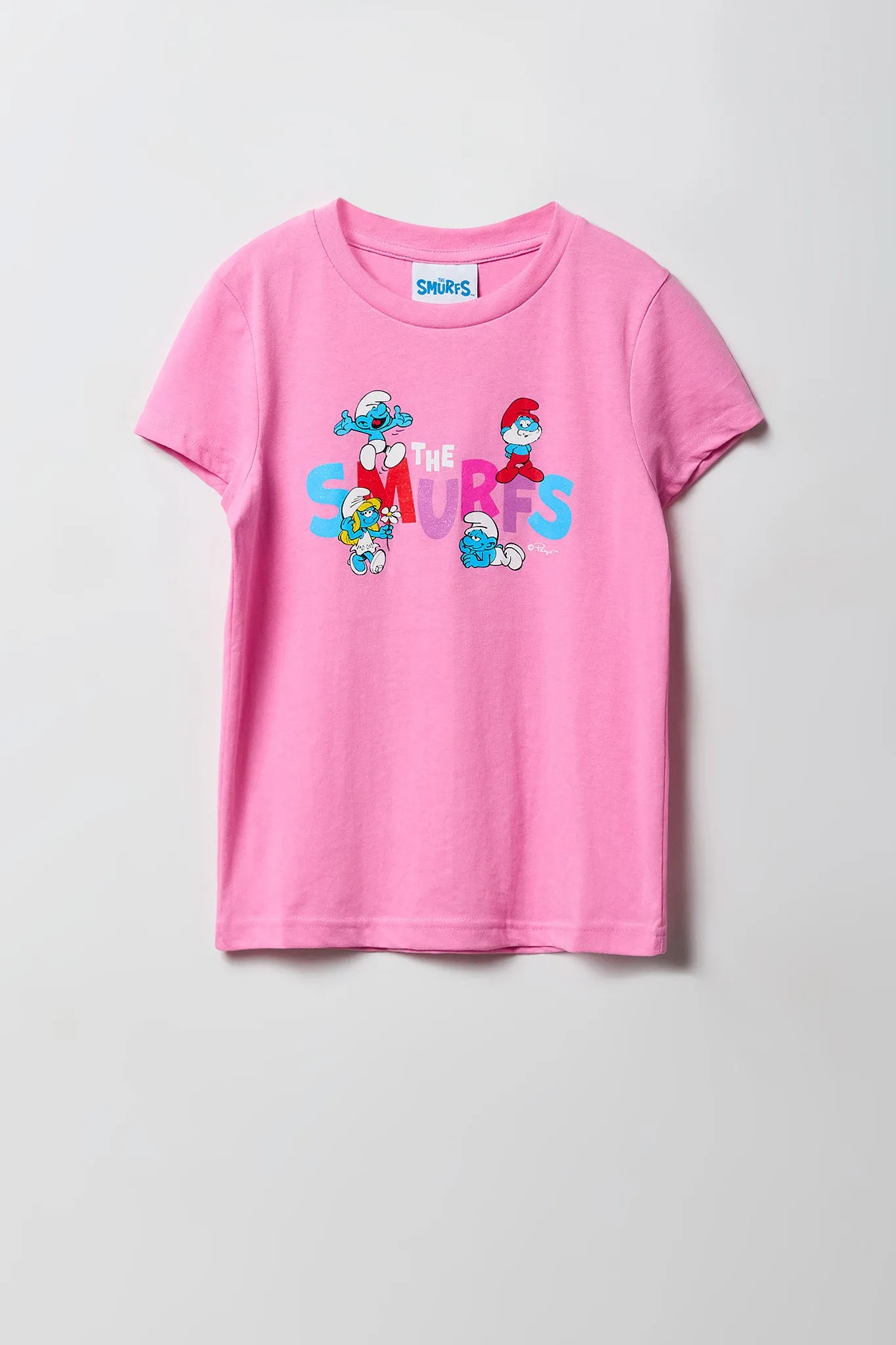 Girls Smurfs Graphic T-Shirt sold by Urban Planet product image thumbnail 5