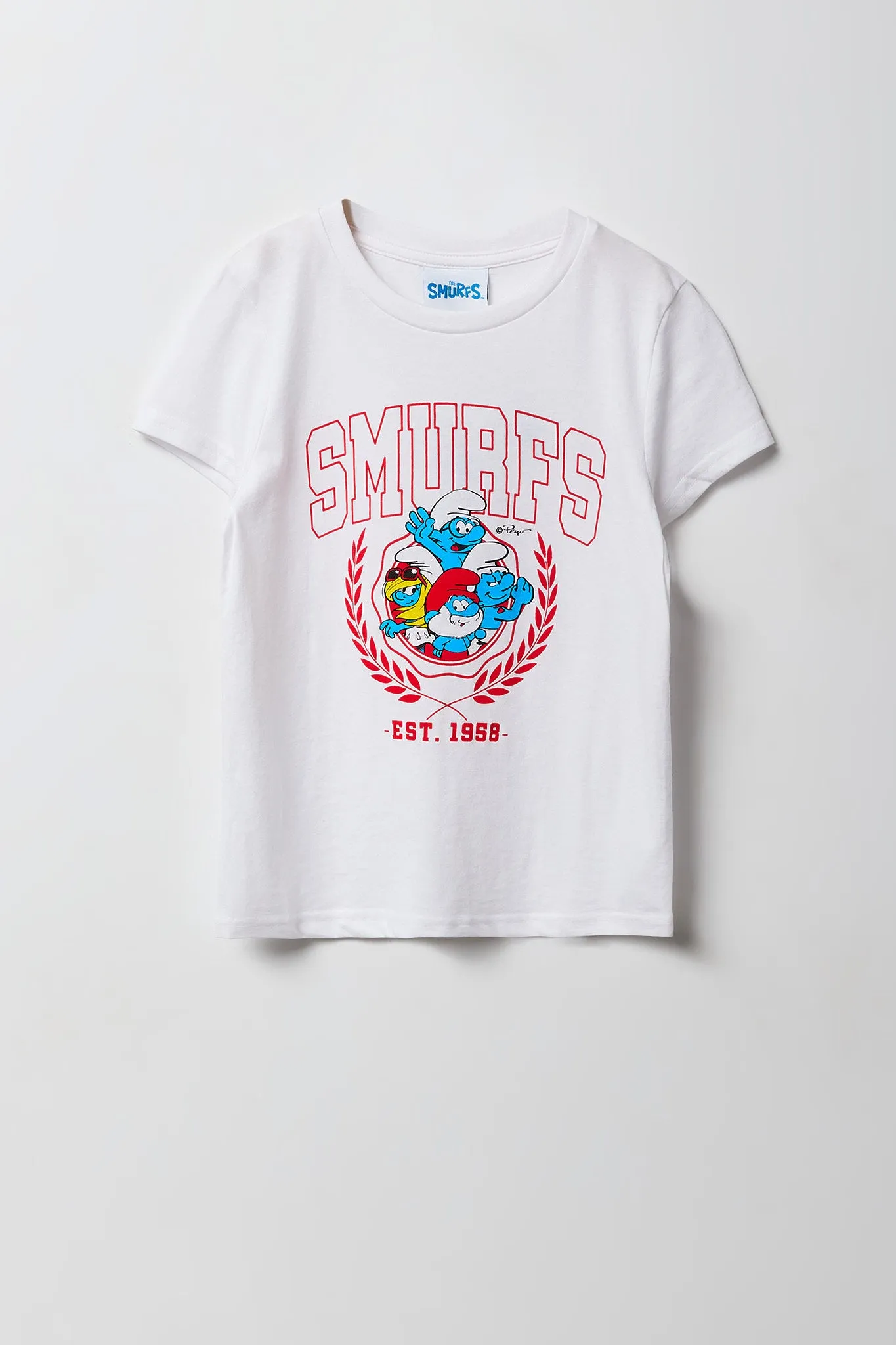 Girls Smurfs Graphic T-Shirt sold by Urban Planet