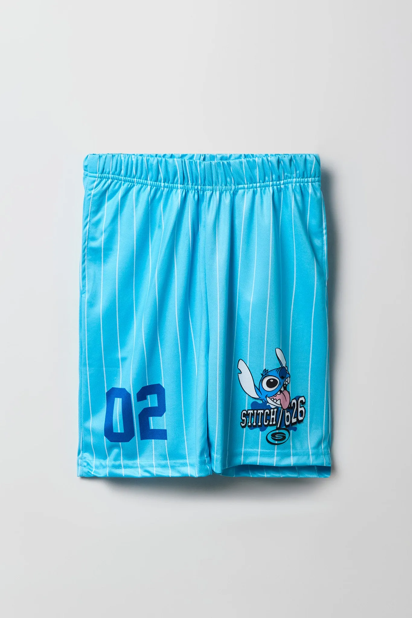 Short Active rayé à imprimé Lilo & Stitch pour garçon sold by Urban Planet