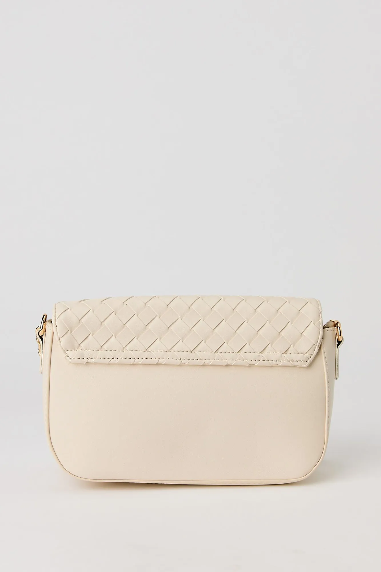 Faux Leather Woven Crossbody Purse sold by Urban Planet product image thumbnail 2