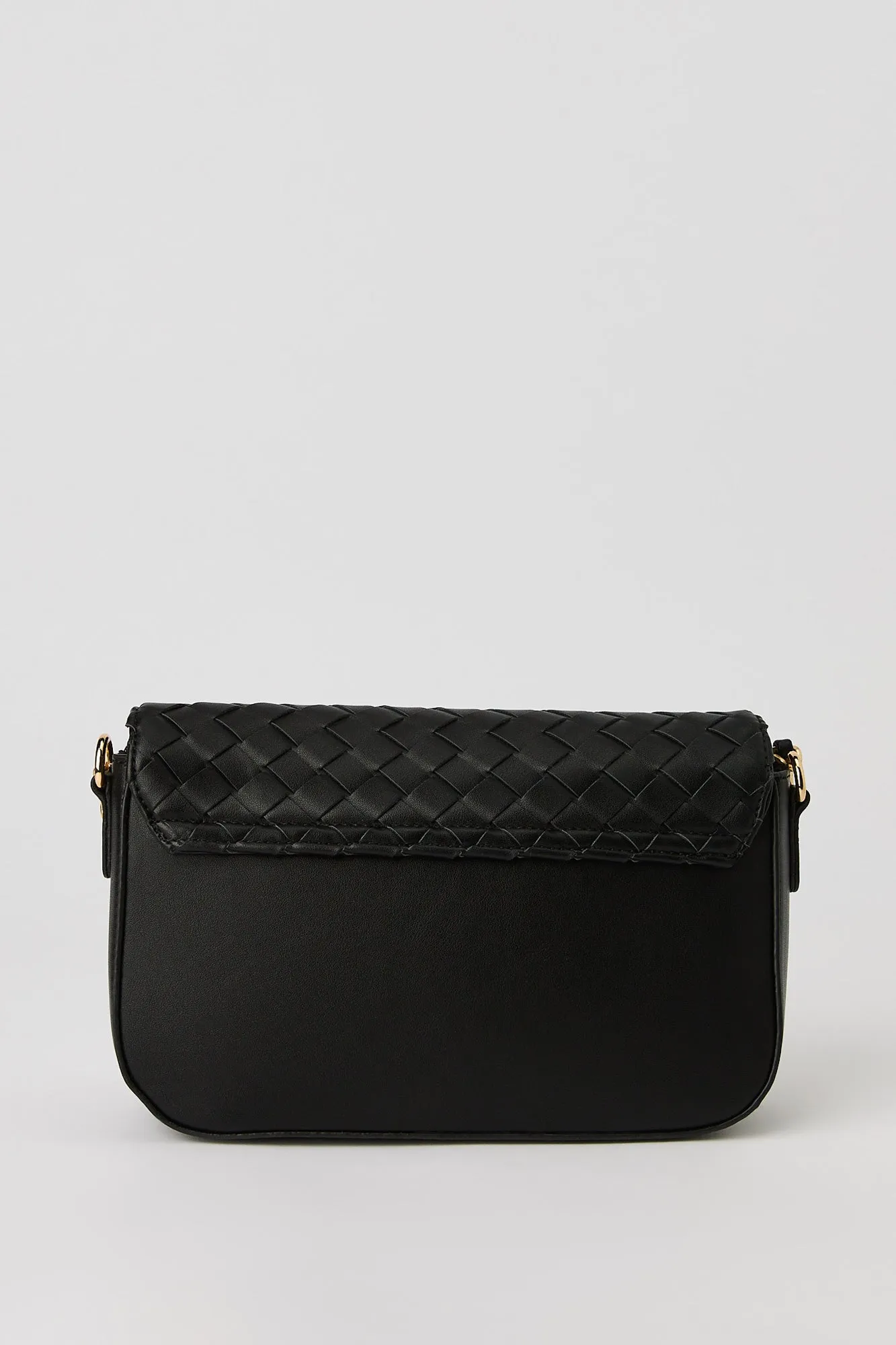 Faux Leather Woven Crossbody Purse sold by Urban Planet product image thumbnail 5