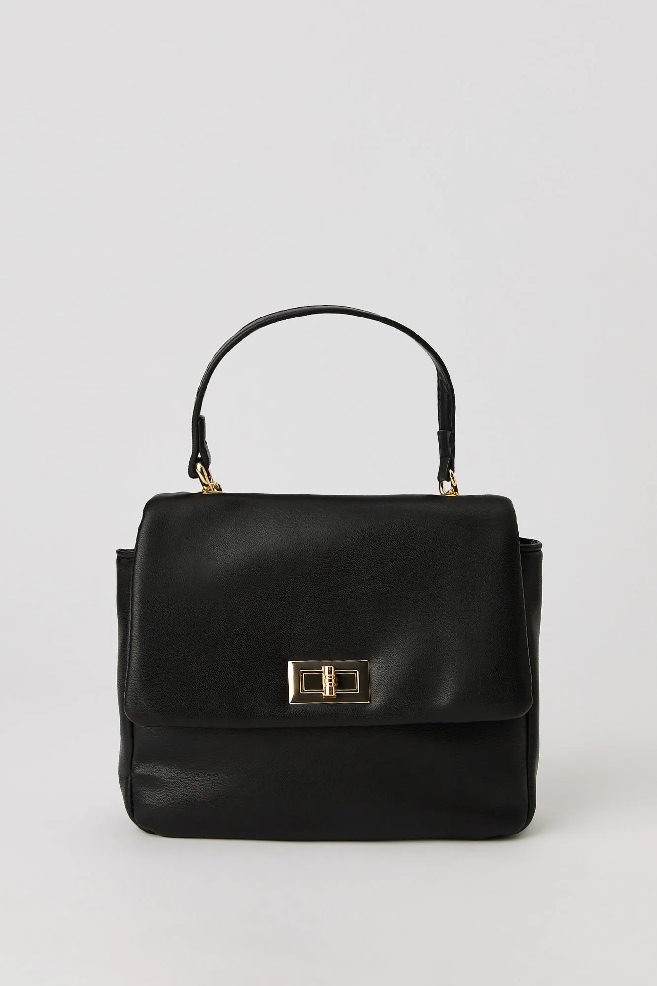 Faux Leather Handbag sold by Urban Planet product image thumbnail 4