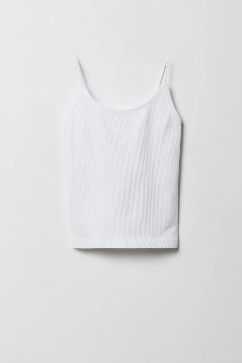 Camisole côtelée sans couture avec bretelles ultraminces pour fille sold by Urban Planet product image thumbnail 3