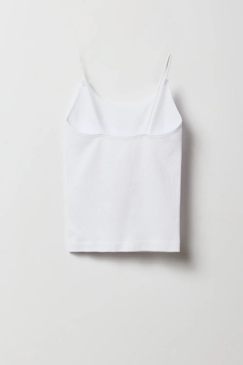 Camisole côtelée sans couture avec bretelles ultraminces pour fille sold by Urban Planet product image thumbnail 4