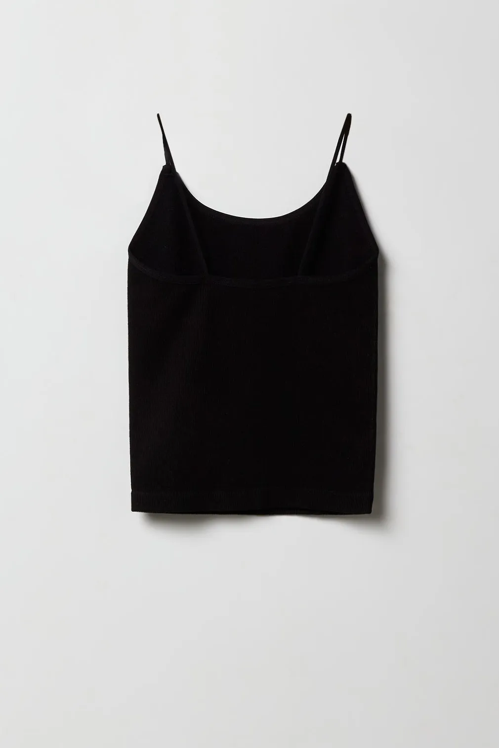 Camisole côtelée sans couture avec bretelles ultraminces pour fille sold by Urban Planet product image thumbnail 2
