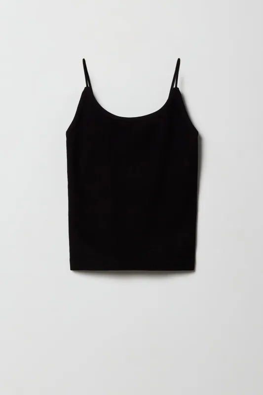 Camisole côtelée sans couture avec bretelles ultraminces pour fille sold by Urban Planet